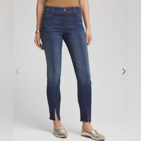 Chico's Indigo Pull-On Jegging - Picture 3 of 4